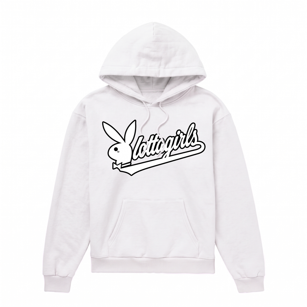 Hoodie "LOTTA GIRLS" blanco