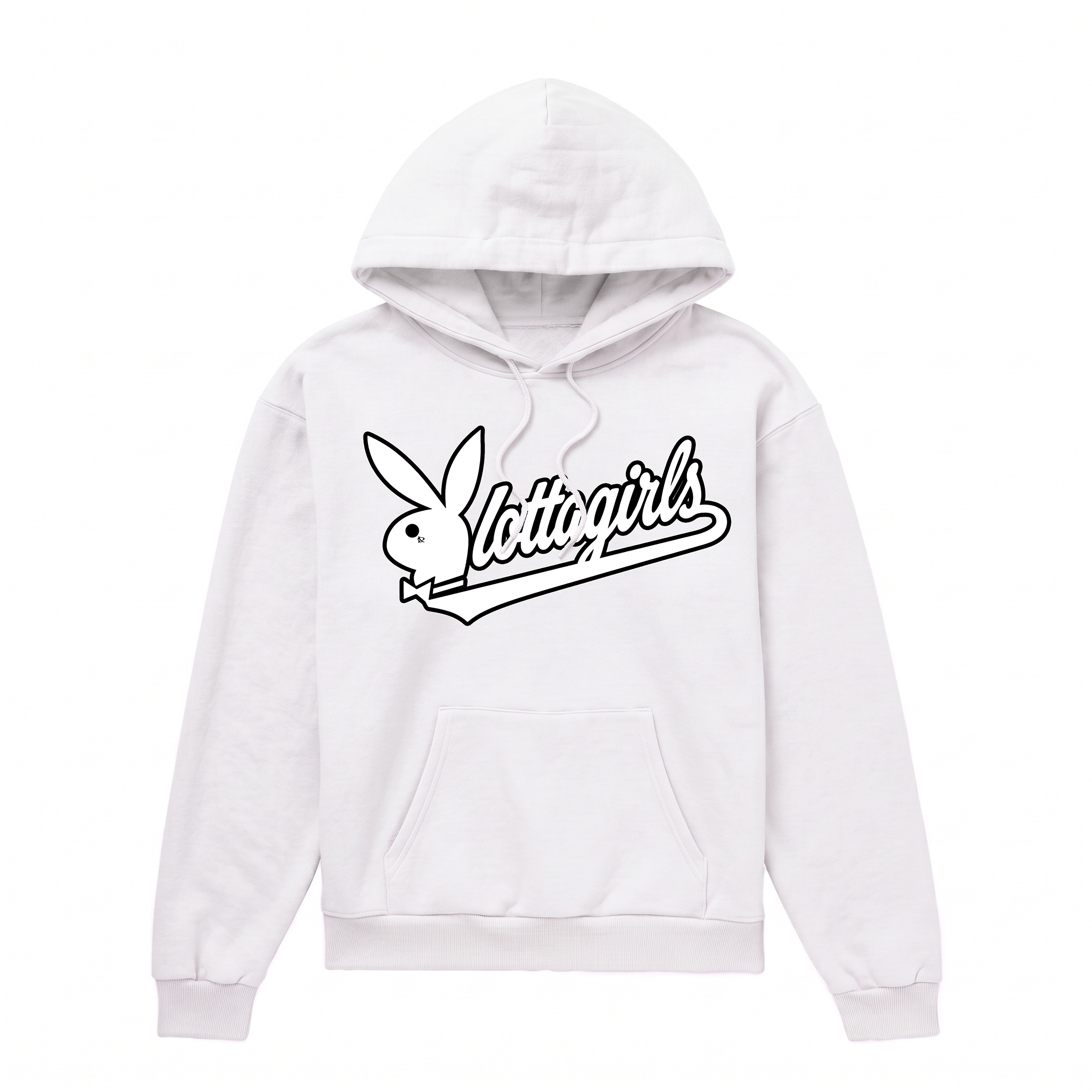 Hoodie "LOTTA GIRLS" blanco