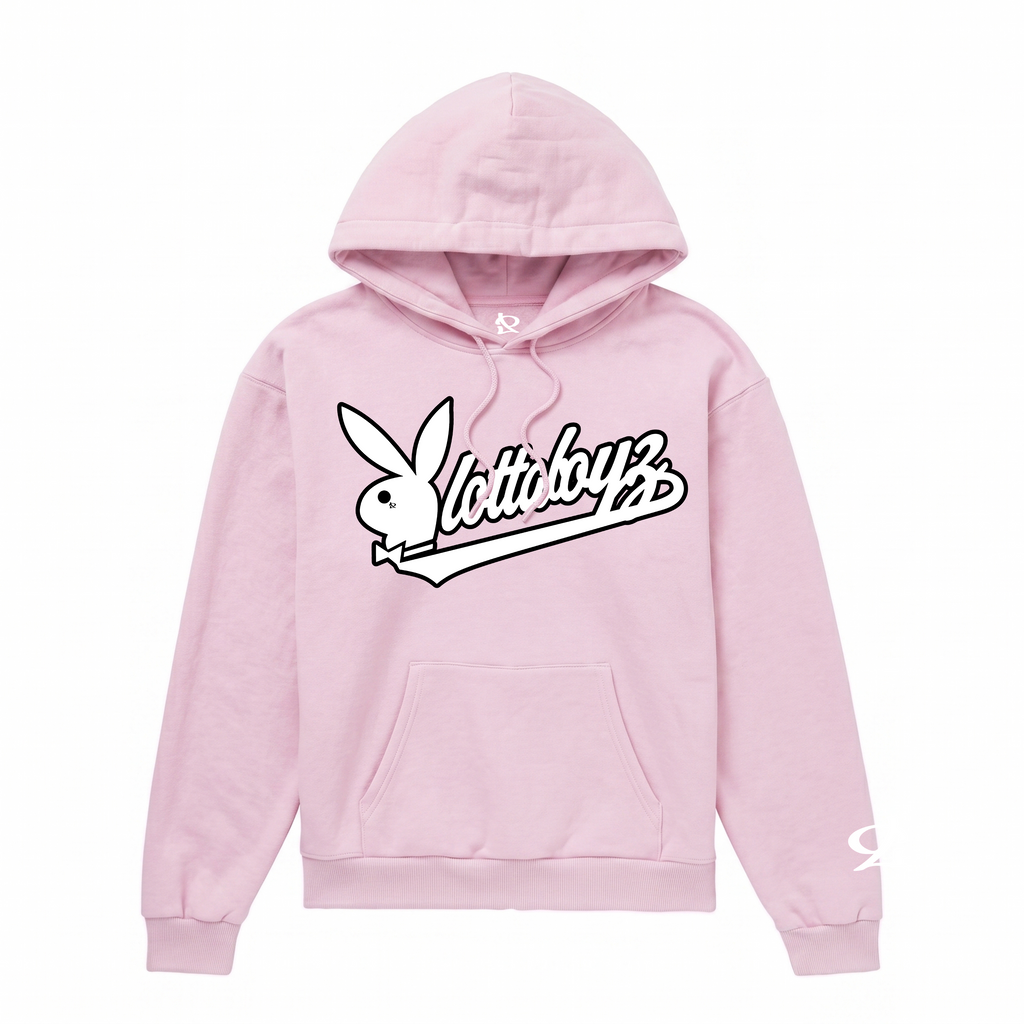 Hoodie "LOTTA BOYS" rosado pastel