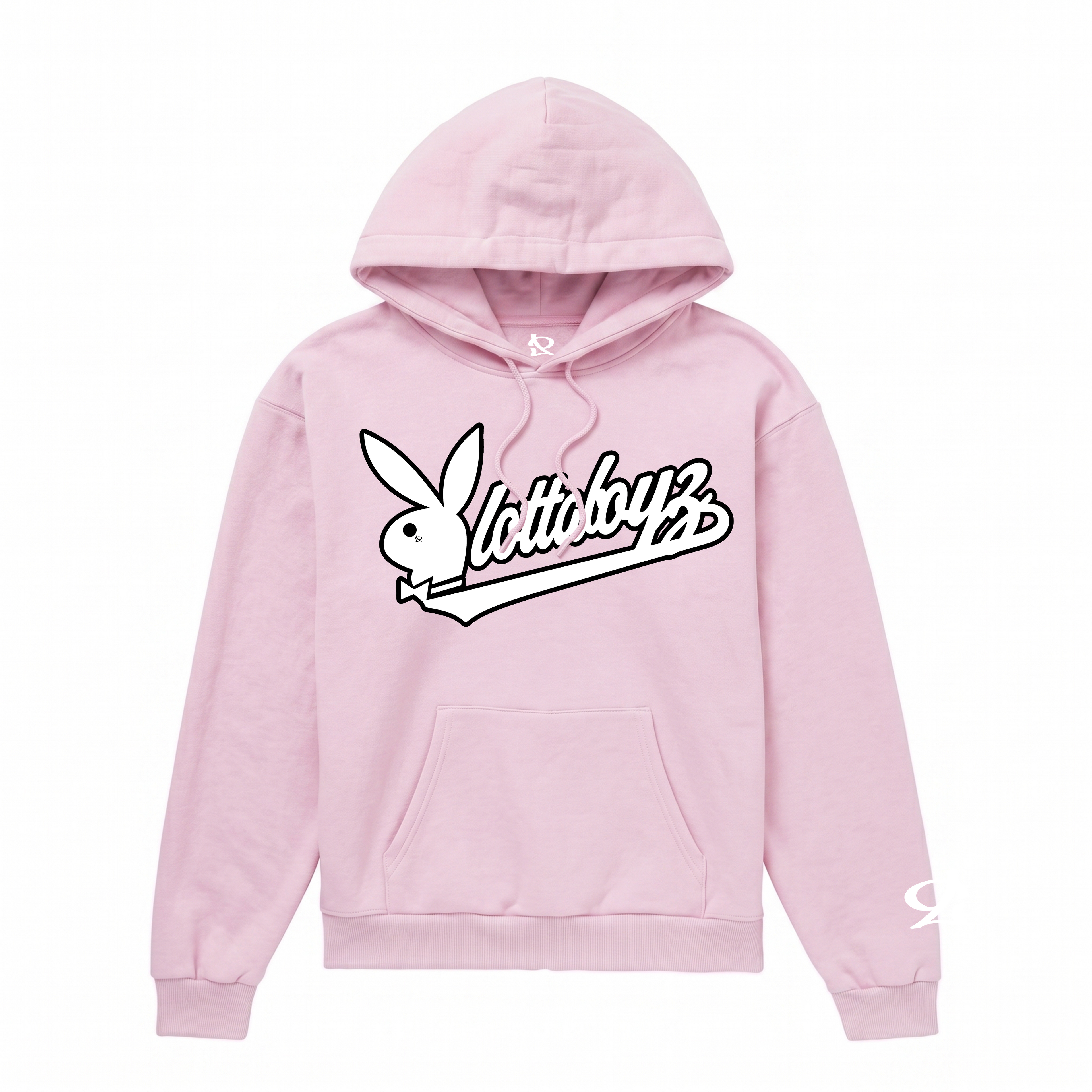 Hoodie "LOTTA BOYS" rosado pastel