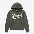 Hoodie "LOTTA BOYS" verde militar