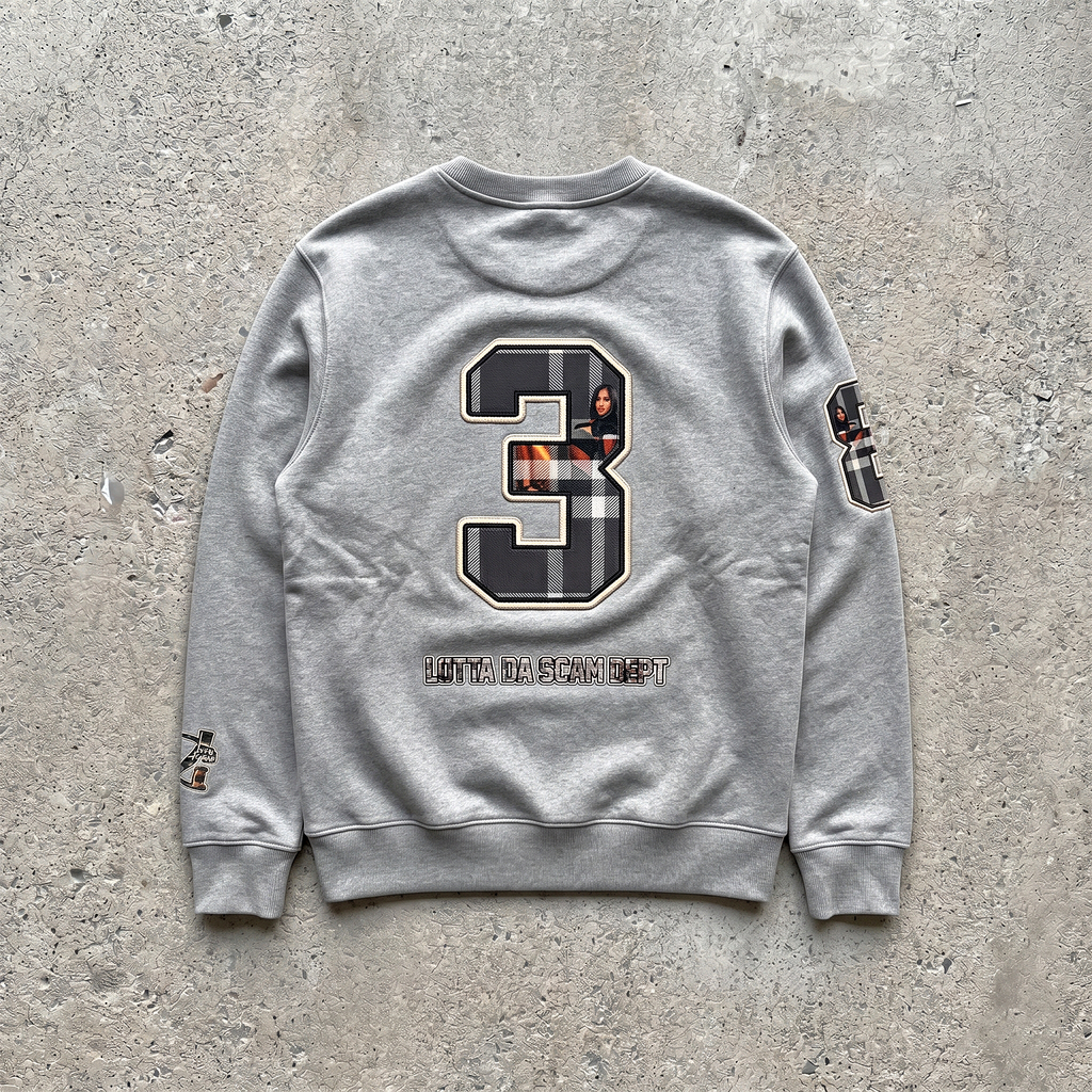 Sweater "Hustlers n´ Baddies" gris