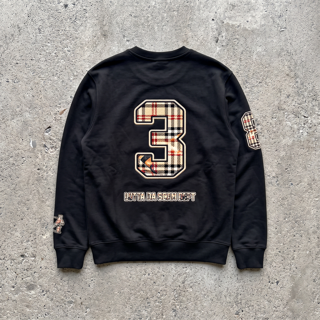 Sweater "Hustlers n´ Baddies" negro