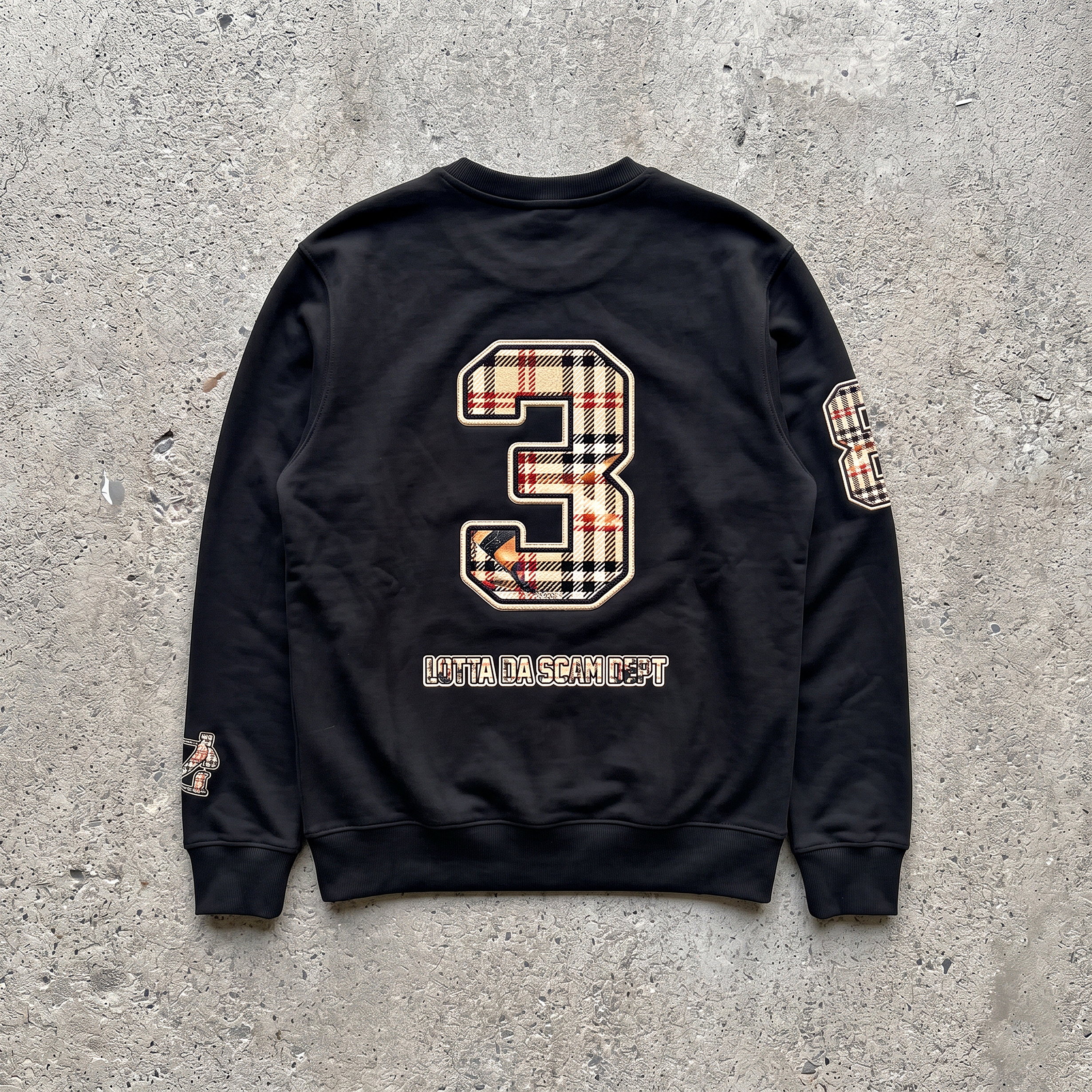 Sweater "Hustlers n´ Baddies" negro