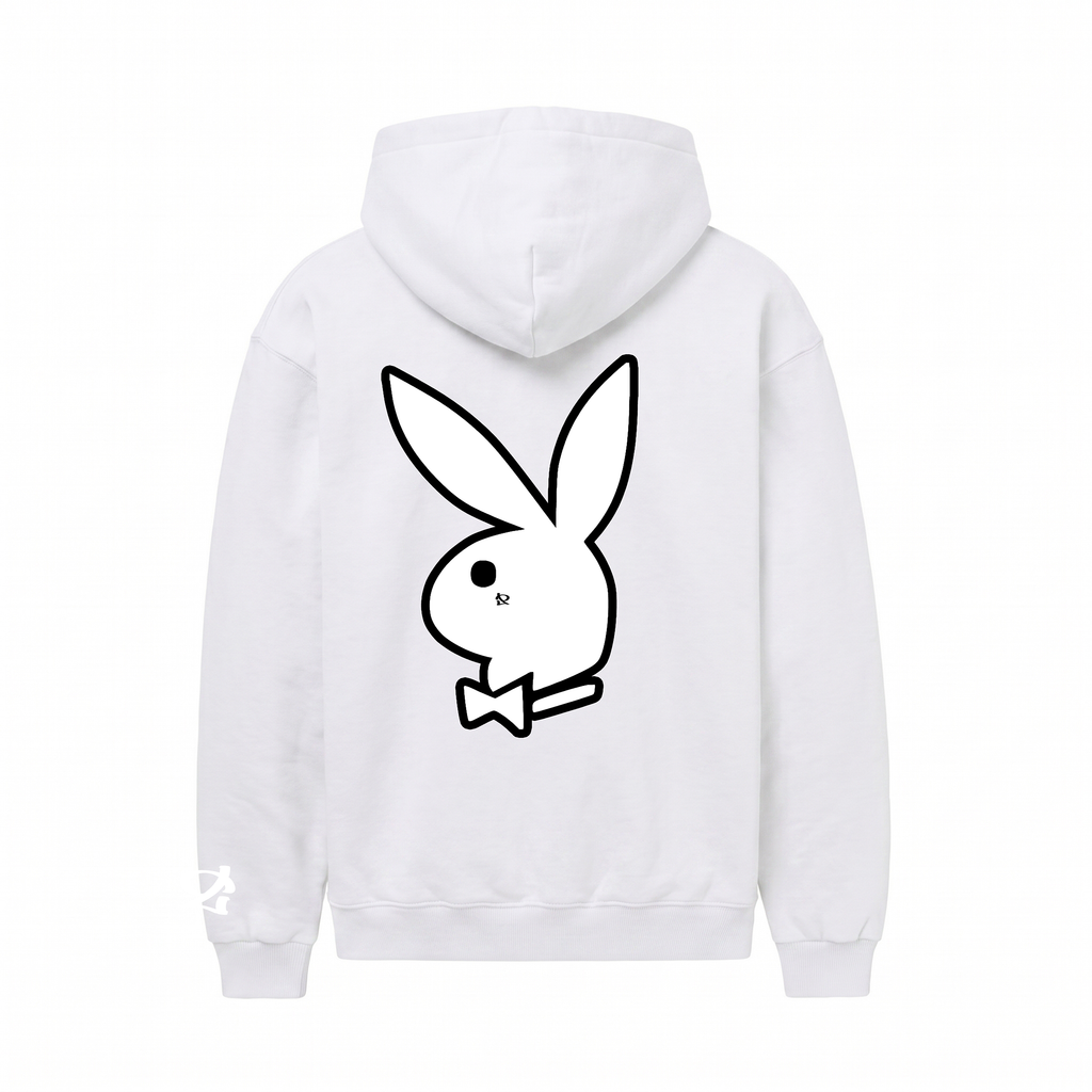 Hoodie "LOTTA GIRLS" blanco